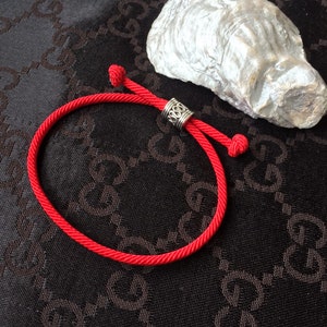 Lucky Red Cord Bracelet Mens Red Bracelet Energy Bracelet - Etsy