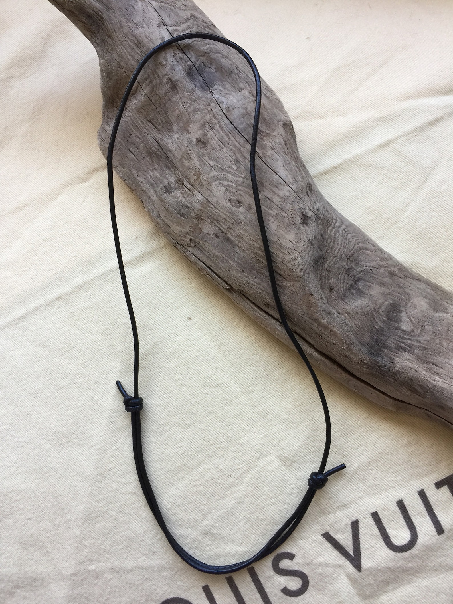 2mm Leather Cord Necklace Black Leather Cord Necklace Brown Etsy