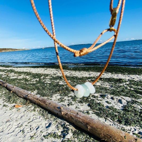 Gemstone Necklace, Genuine Natural Jadeite Necklace, BFF Necklace, Simple Thin Necklace, Jade Choker Necklace, Jade necklace for her