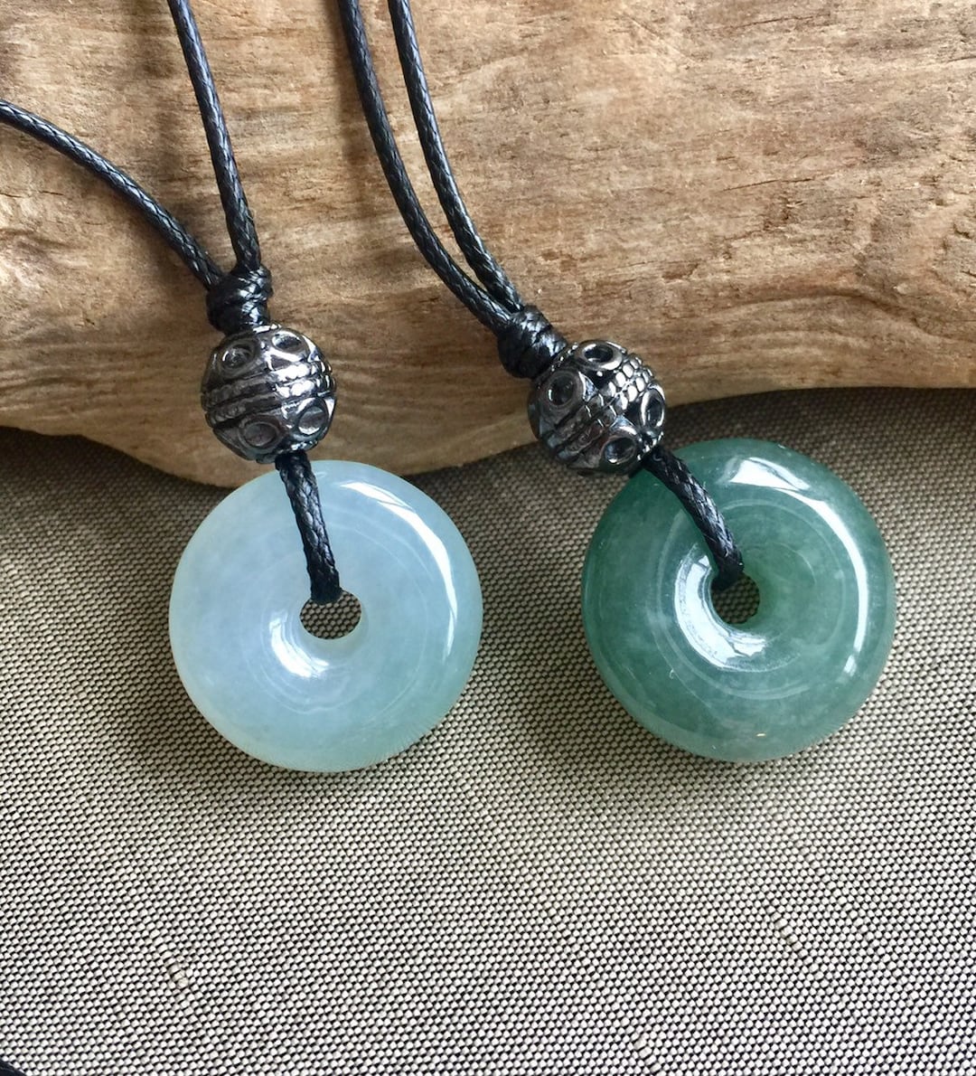 Jadeite Pendant Necklace, Protection Necklace, Lucky Jade Pendant Choker, Amulet, Safety