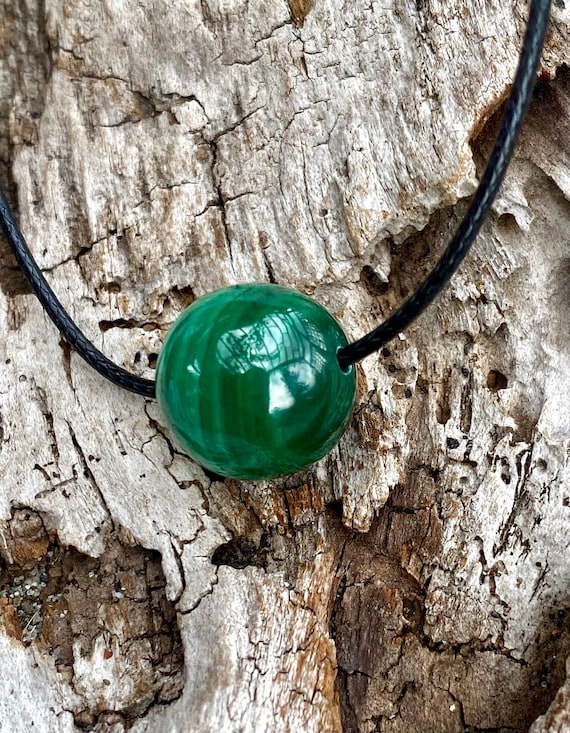 Legier Malachite Round Stone Signet Pendant & Necklace– legier