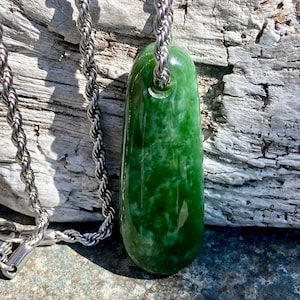 Authentic Natural Canadian Jade, Nephrite Jade Pendant, Canada Jade Pendant, Mens Jade Necklace, Jade Necklace for Mens, Jade for boyfriend.