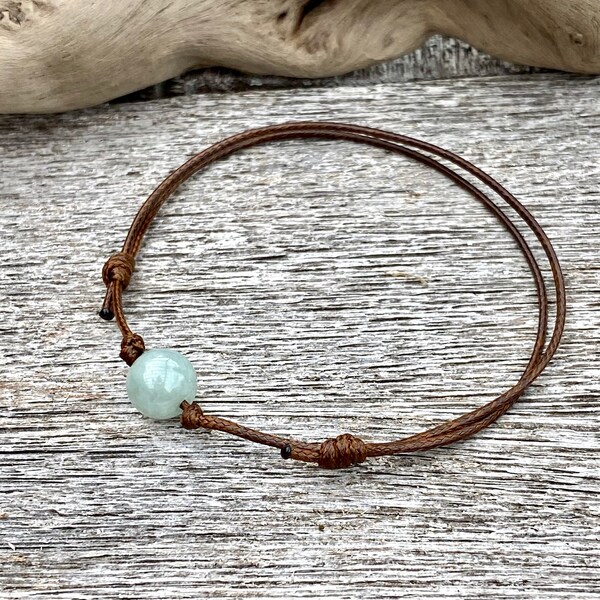 Jade Anklet Etsy