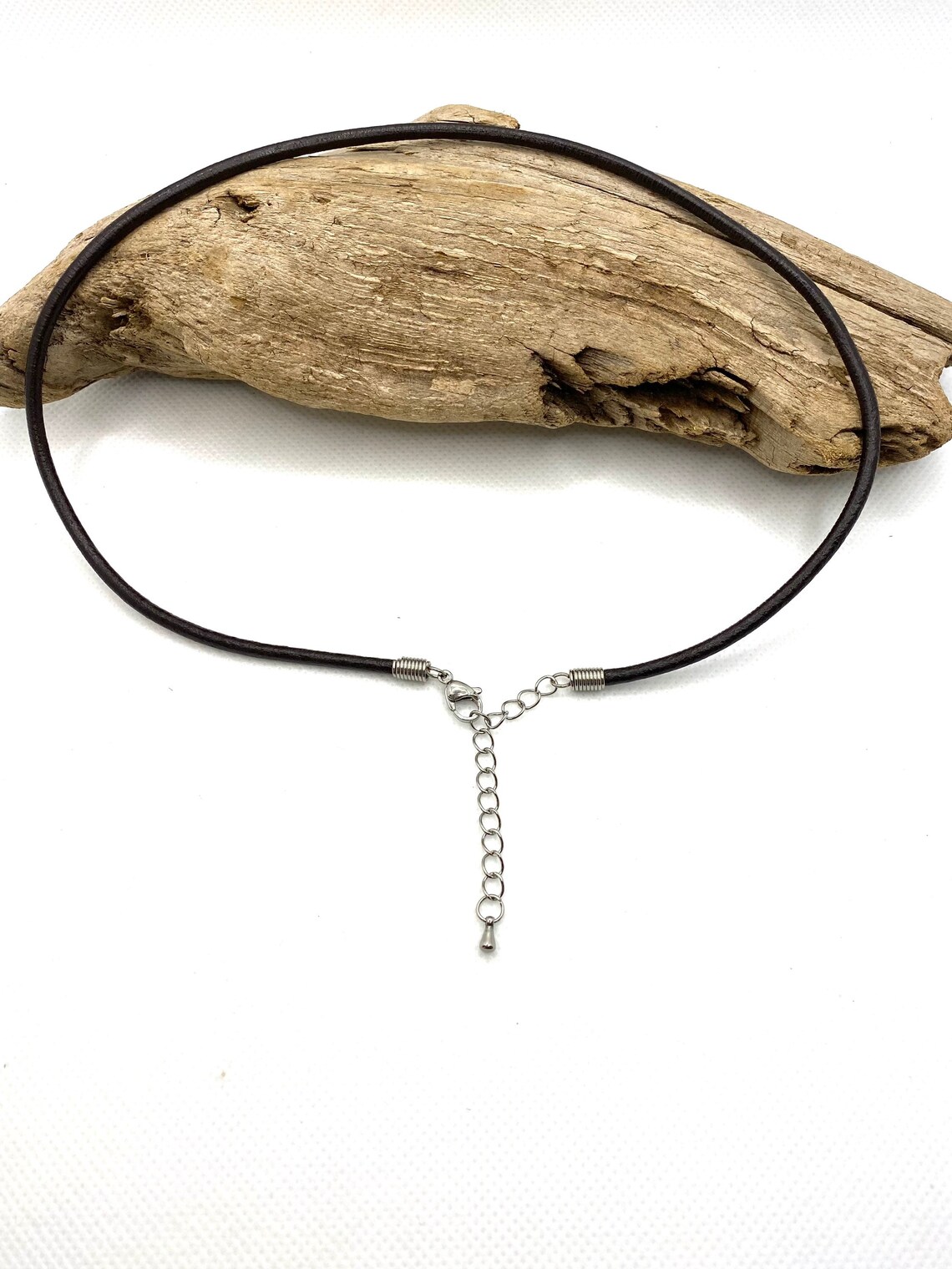 3mm Leather Cord Necklace Black Leather Cord Necklace Brown Etsy