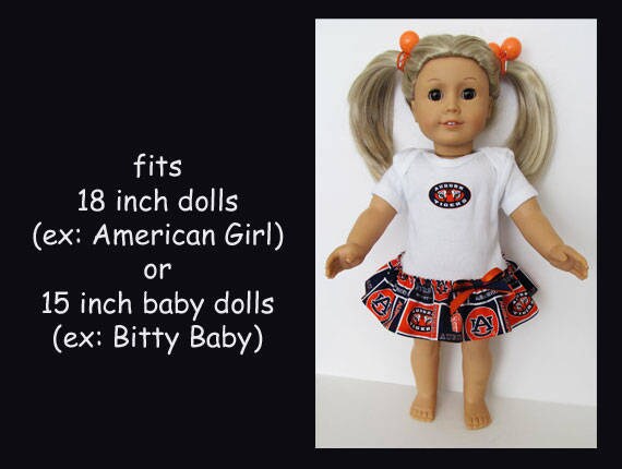 baby auburn cheerleader outfit