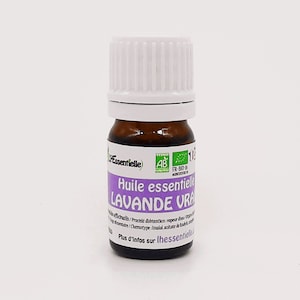 True lavender essential oil, Lavandula officinalis, lavender, Nature & progres, 100% pure HEBBD, French artisanal production