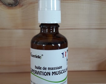 MUSCLES & JOINTS massage oil, pain, prod. France, Nature and progress