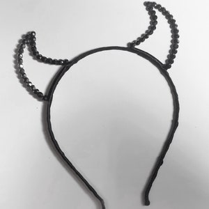 Funkelndes Teufelshorn Stirnband