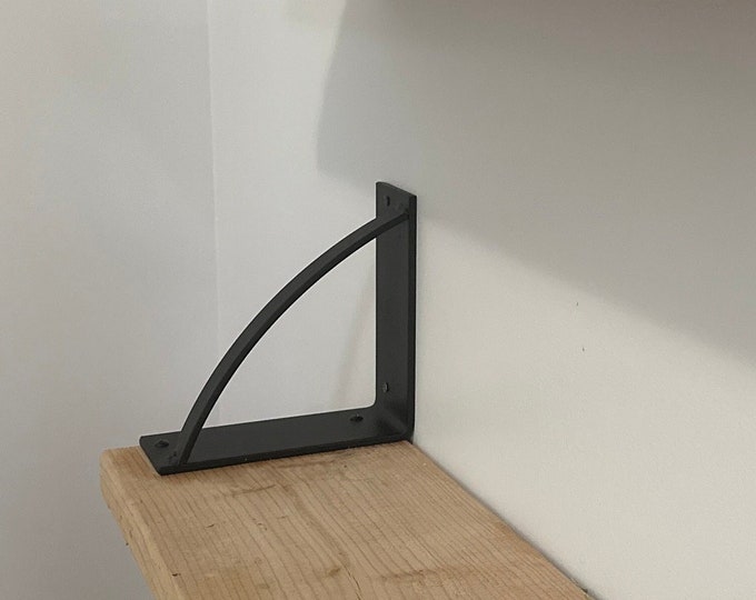 Industrial Steel Shelf Brackets - Heavy Duty Metal Bracket for Shelving Systems