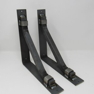 Metal Support Brackets for shelves, countertops, desks and mantels