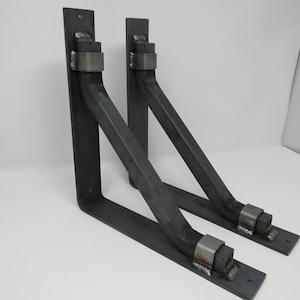 Square support metal brackets