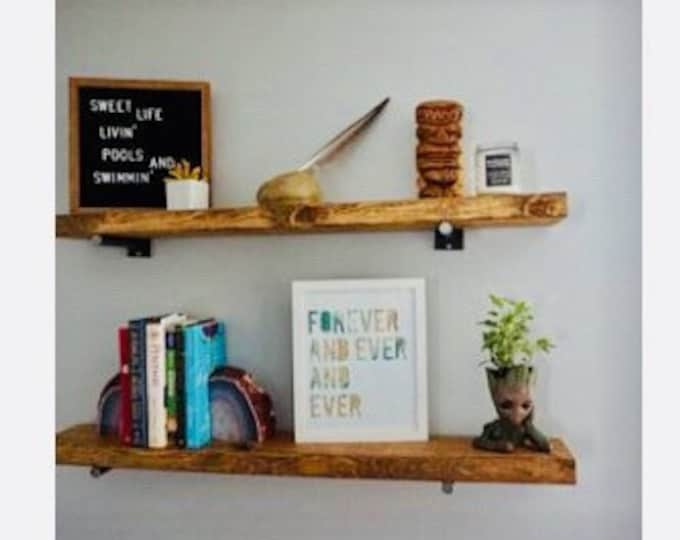 Floating shelf brackets