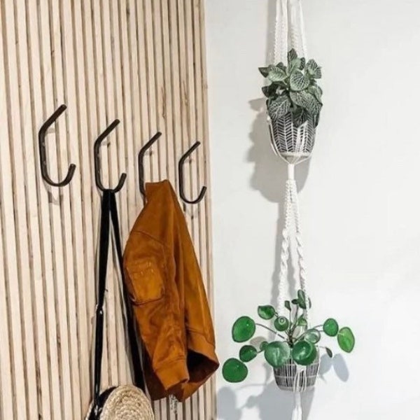 Modern Metal Coat Hook Etsy