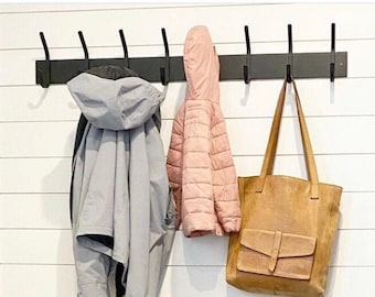 Rustic Coat Rack, Entryway Coat Hooks, Coat Hooks, Coat Rack, Wall Coat Rack, Wall Rack, Wall Hooks, Wall Mounted Coat Rack With Hooks