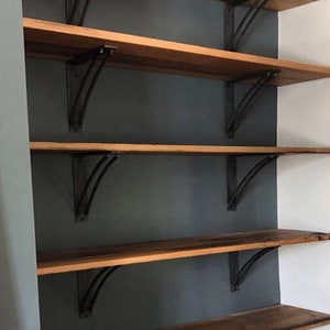 Industrial shelf support brackets