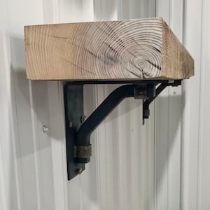 Farmhouse Shelf Bracket, Iron Shelf Brackets, Bracket, Industrial Farmhouse, Rustic Home Decor, Shelf Bracket, Black Iron Shelf Brackets