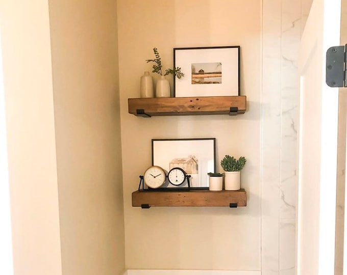 The Earl 1" Wide "J" Shelf Bracket with 1" Lip - SOLD INDIVIDUALLY