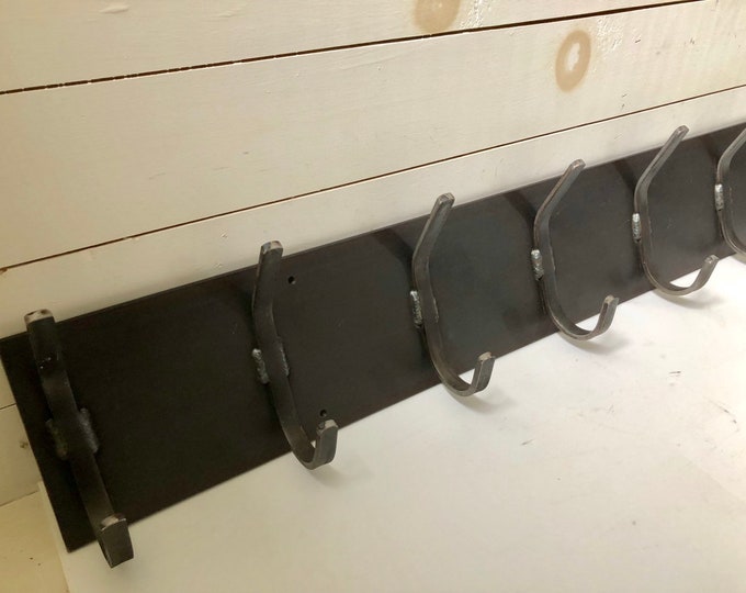 Metal Wall Coat Rack And Laurel Wood With 5