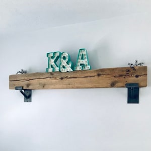 4&quot; wide Metal Shelf Bracket, SOLD INDIVIDUALLY, Iron Shelf Bracket With Lip, Steel Shelf Support, Industrial Shelf Bracket