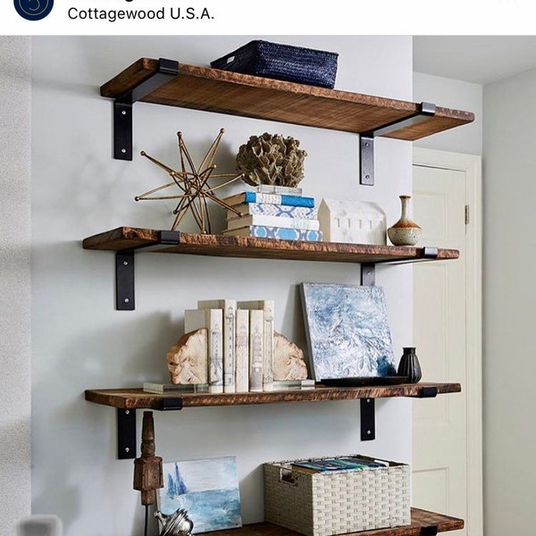 Steel Hanging Shelf Bracket Etsy