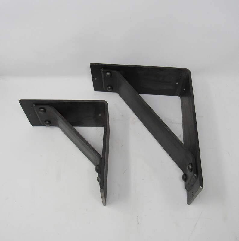 Made to order to the size you need industrial shelf support brackets