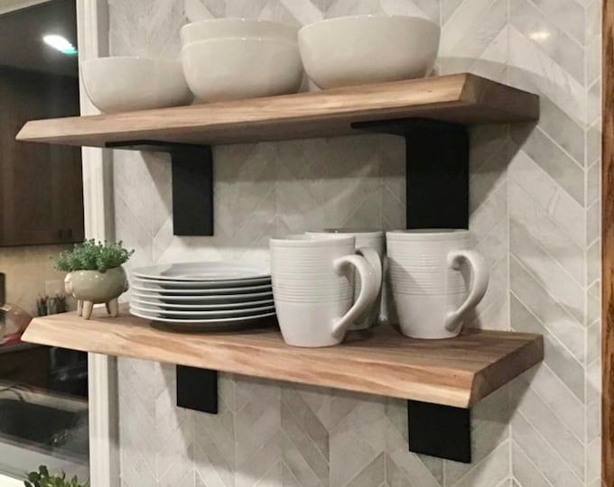 3" Wide -"L" Style Shelving Bracket - Heavy Duty Bracket, Steel Bracket, Steel Shelf Bracket, Iron L Bracket, L Brackets, Pantry Shelf