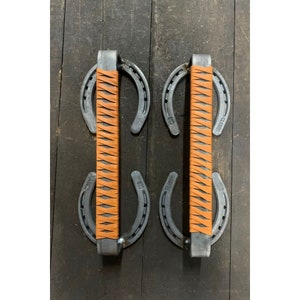 Horse Shoe Door Handle, Equestrian Door Pull, Barn Door, Barn Door Handle, Farmhouse Decor, Equestrian Decor - Horse Sized Shoe