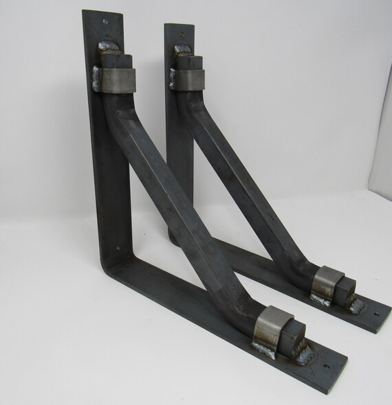 Rustic Modern Shelf Hanging Rope Steel And Wood Shelves Shelving Unit Heavy Duty Brackets For