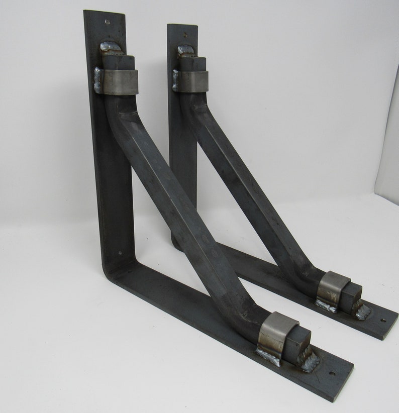 Square support metal brackets