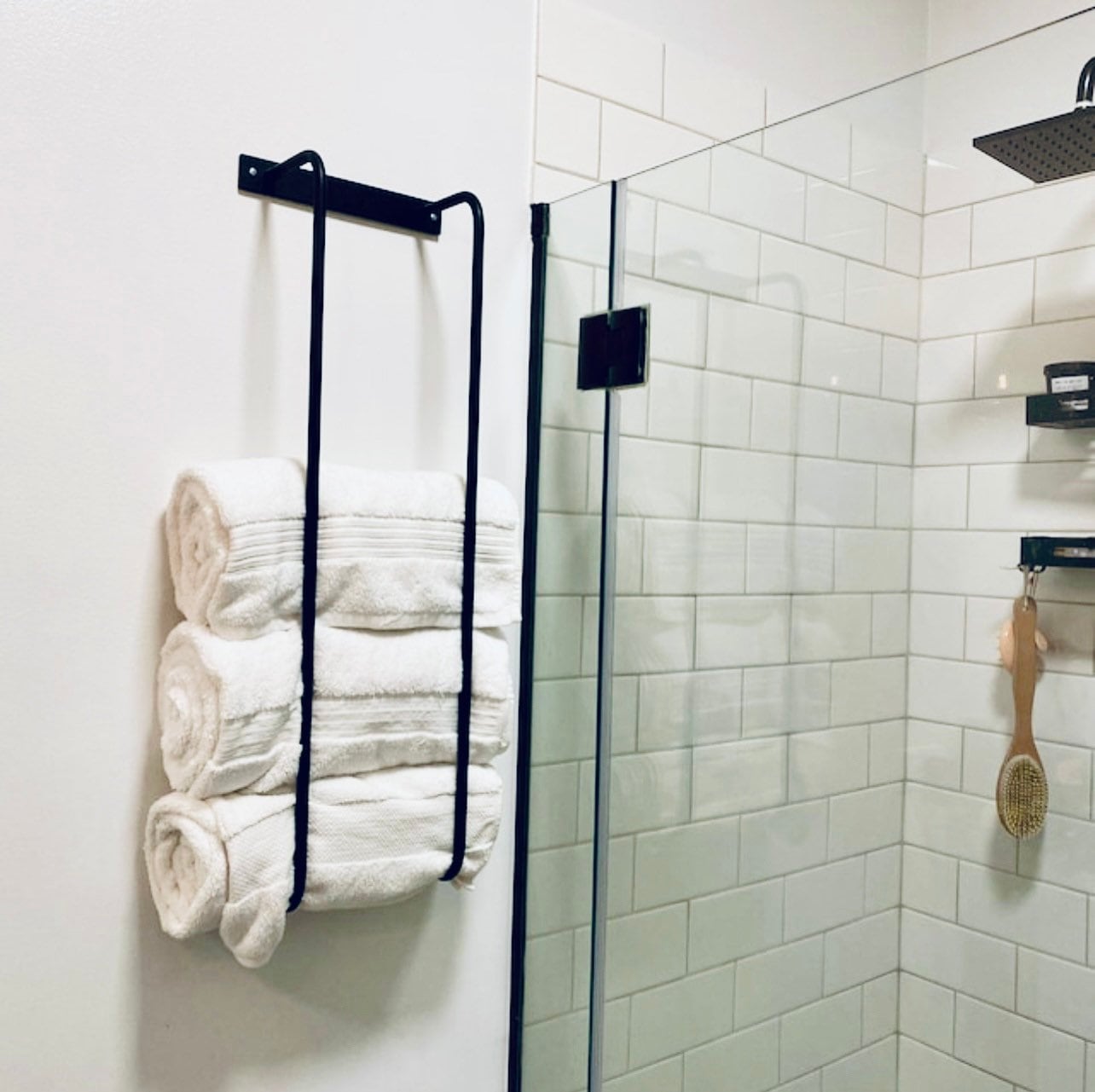 Bathroom Towel Storage, Wall Storage, Bathroom Decor, Towel