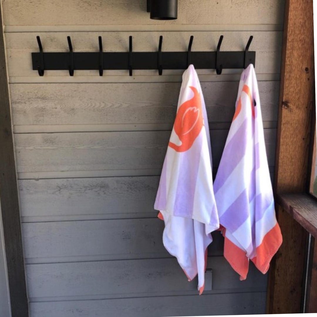 Outdoor Towel Hooks, Out Towel Rack, Pool Towel Hooks, Towel Rack