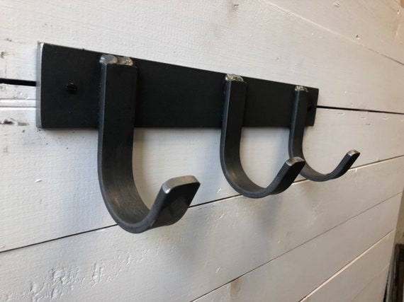 Metal Wall Hook Rack Black, Wall Hook Rack Black Farmhouse, Wall