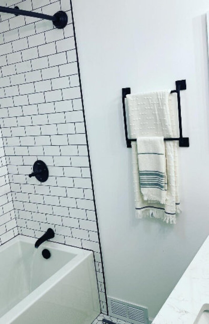 Hand Towel Storage Hand Towel Hook Bathroom Fixtures Etsy