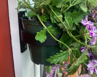Lot De 4 Supports Muraux En Métal Pour Pots De Fleurs – Tailles 10,2 Cm à 20,7 Cm, Avec Clous Inclus