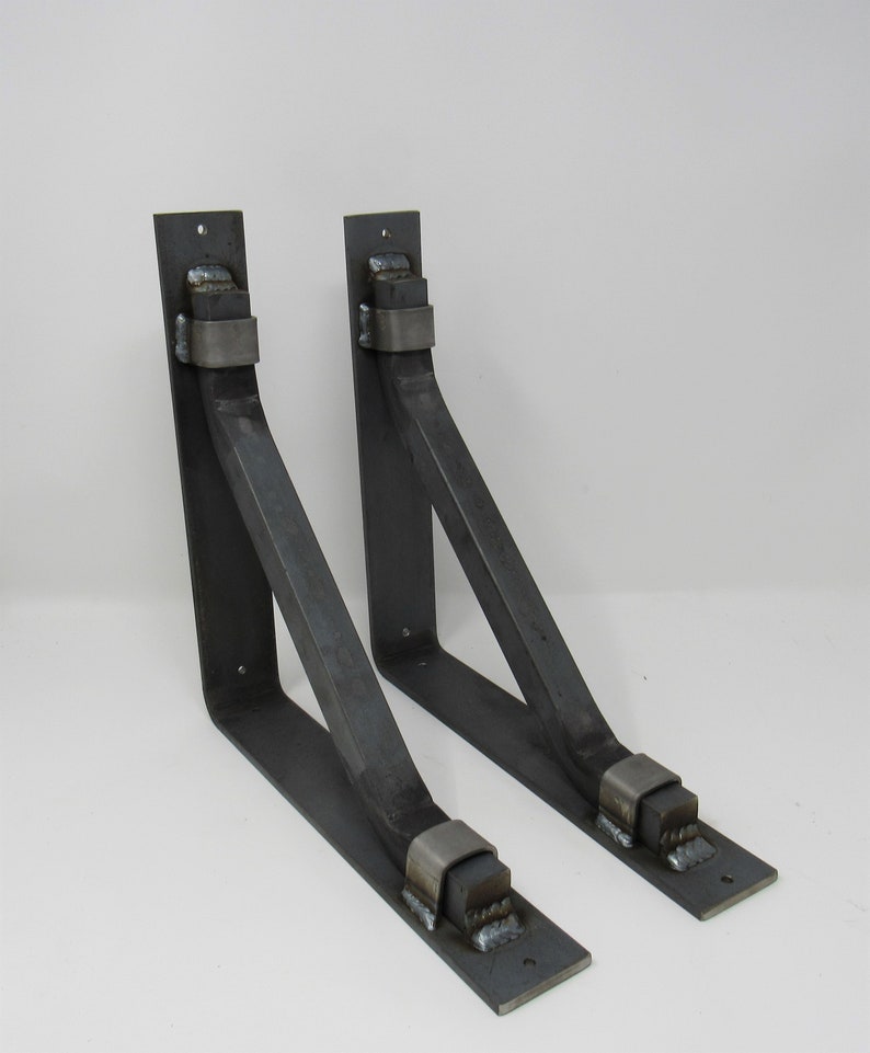 Metal Support Brackets for shelves, countertops, desks and mantels