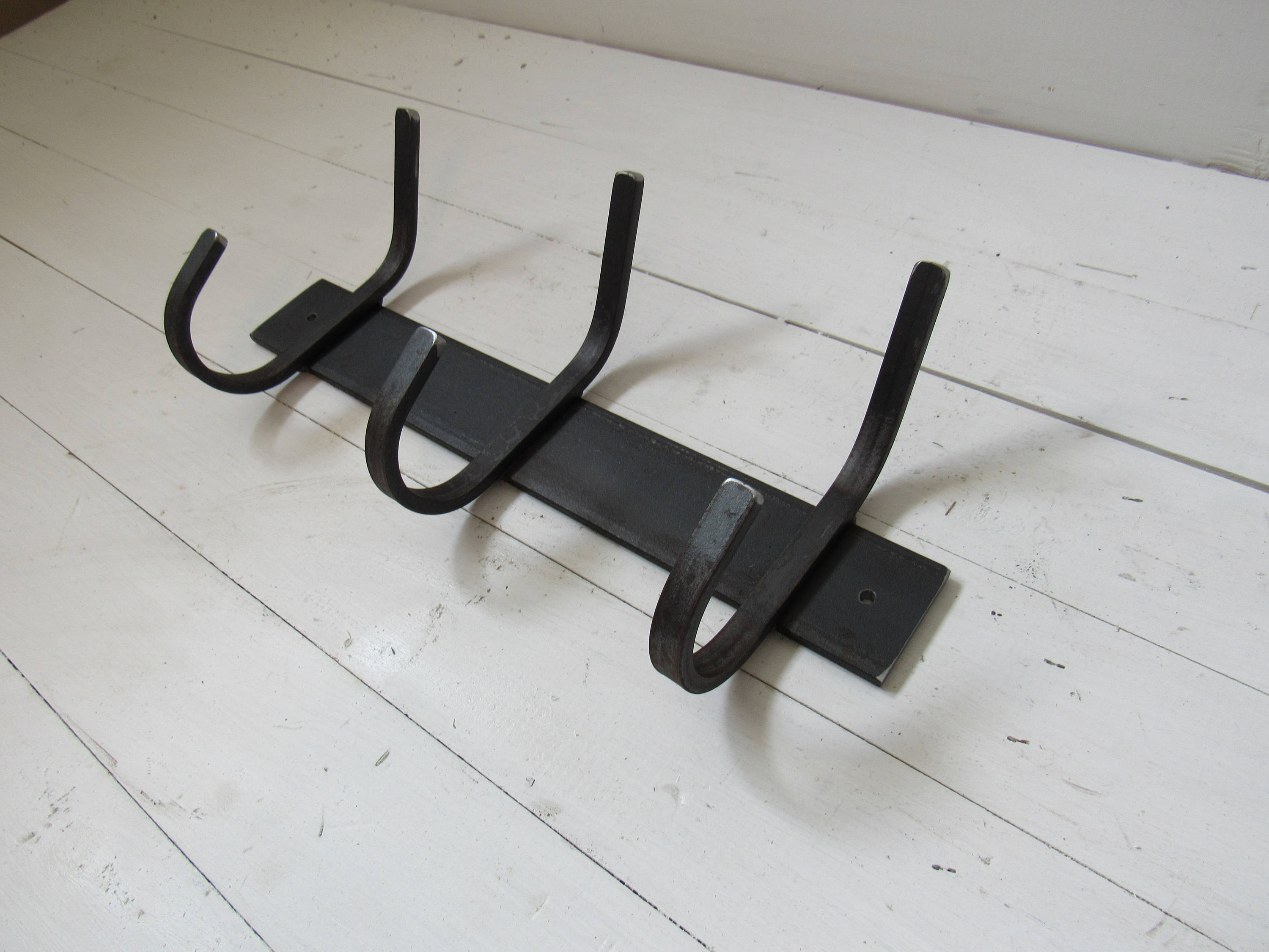 Coat Rack Wall Mount, Black Metal Coat Hooks Wall Mount, Coat