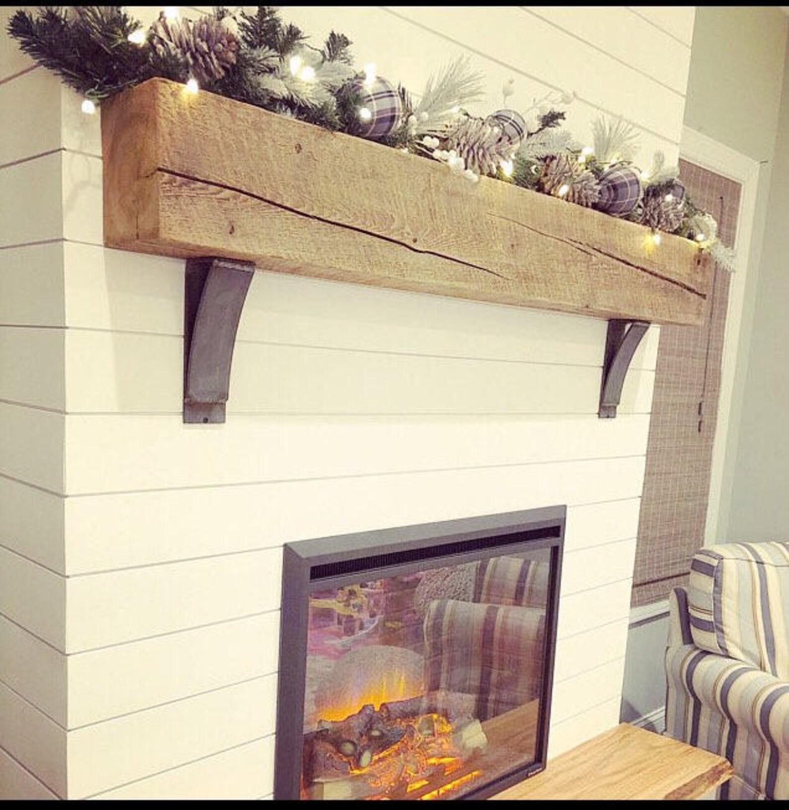 4 Inch Wide Rustic Mantel Bracket SOLD INDIVIDUALLY Steel Etsy