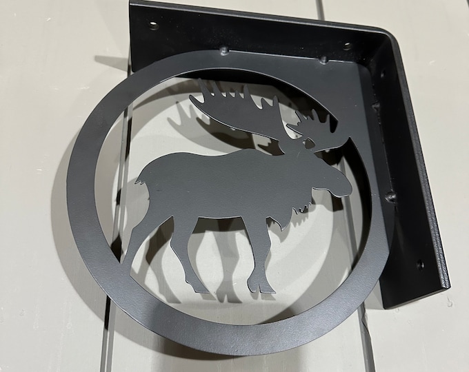 Rustic Moose Wall Art - Handcrafted from 3 Inch Wide Stock