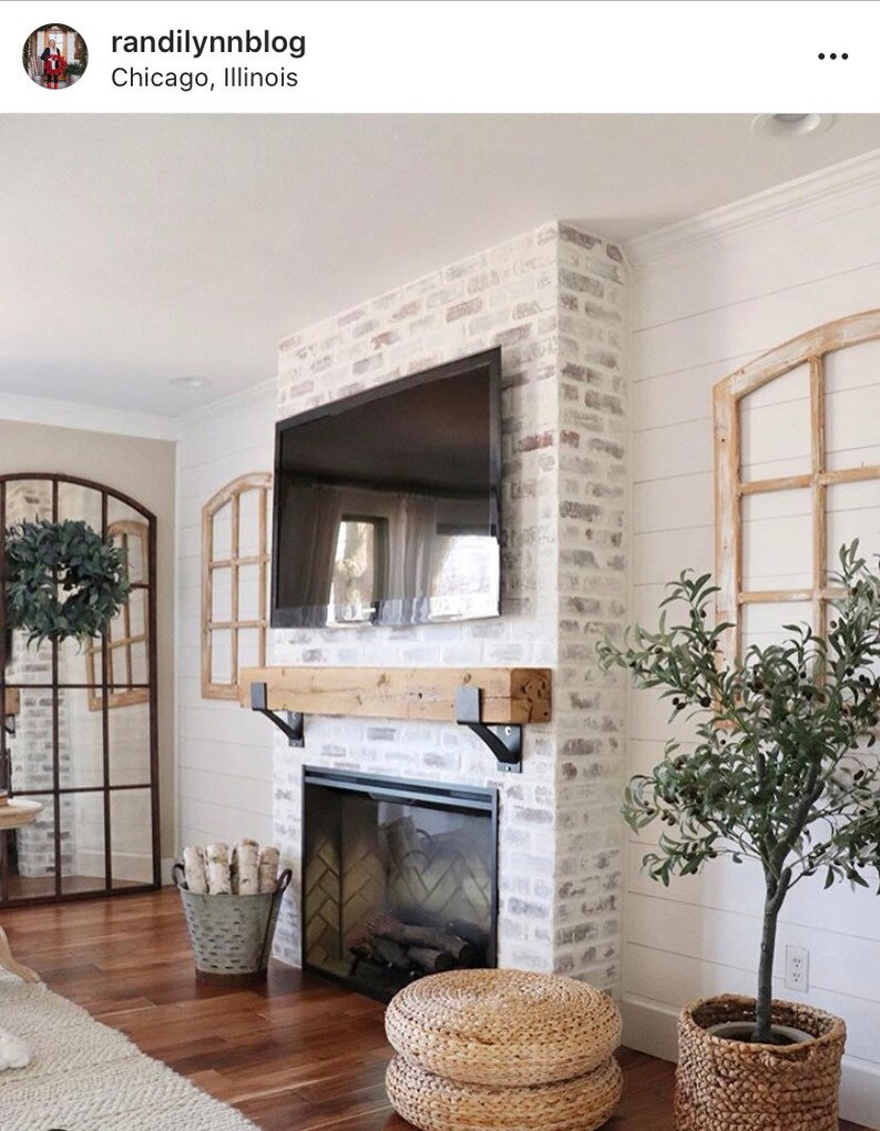 Corbel Metal Shelf Bracket Industrial Fireplace Mantel Support Farmhouse Decor SOLD INDIVIDUALLY Farmhouse Bracket Rustic Mantel