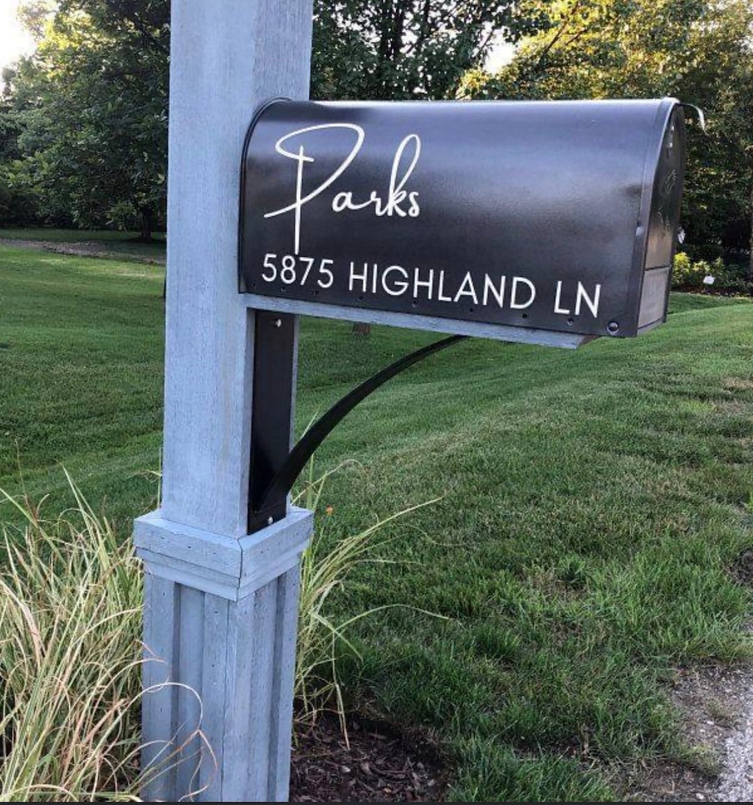 Mailbox Mount, Mailbox Support, Cedar Mailbox Bracket, Bracket for