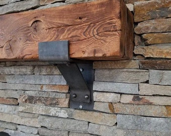 Mantle Brackets, Mantel, Mantel Bracket, Mantle Hardware, Heavy Duty, Beam Brackets, Mantle Bracket, Mantel Hardware, Mantle Support, Rustic