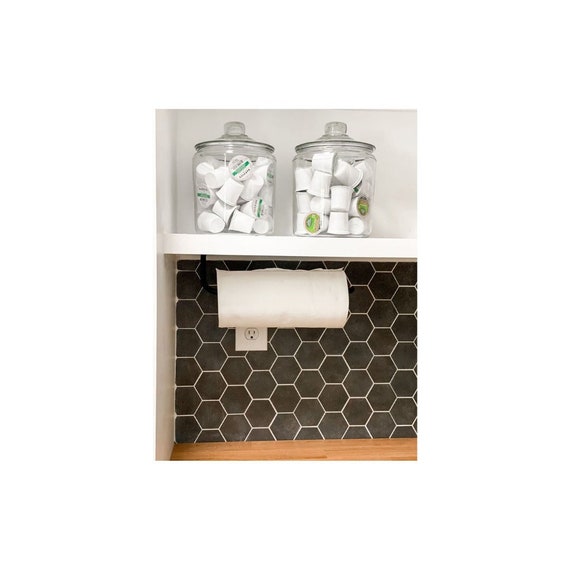 Hanging Paper Towel Holder, Kitchen Cabinet Cupboard Under Shelf