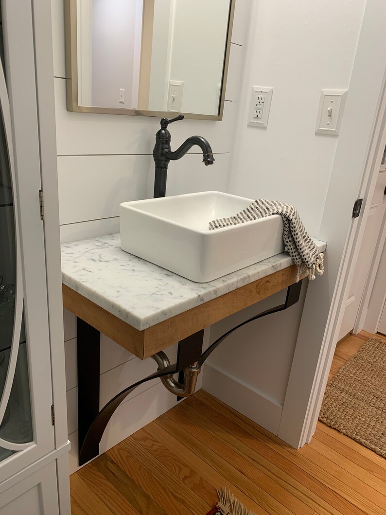 modern farmhouse bathroom support brackets