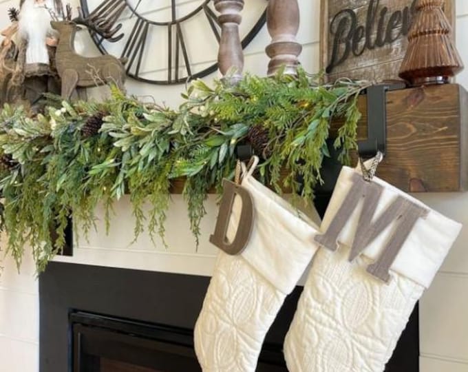 Christmas Stocking Holder, Stocking Hanger, Stocking Holder For Mantle, Stocking Holder, Christmas Decor, Mantel Stocking Holder, Home Decor