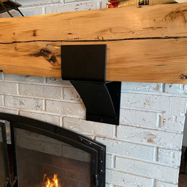 6 Wide Fireplace Bracket Sold, Metal Fireplace Mantel Shelf Uk