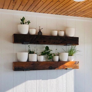 plant shelving support brackets