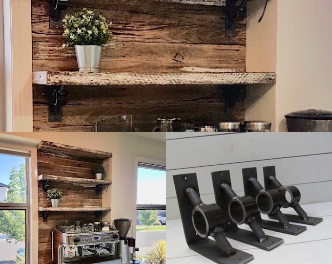 The Glen Cove Modern Shelf Supports, Modern Farmhouse Kitchen Ideas, Open Shelf Supports