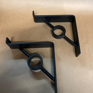 Farmhouse Shelving Bracket, Metal Shelf Bracket, Bracket, Modern Industrial Steel Open Shelf Brackets, Rustic, Iron, Floating Shelf,