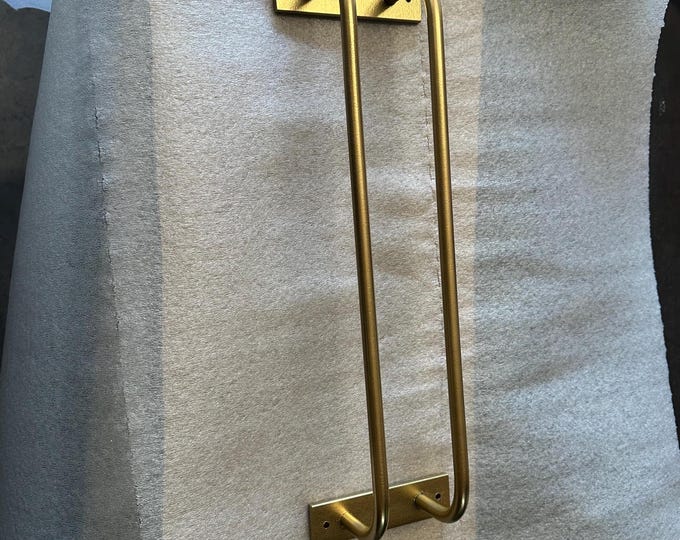 Hand Towel Rack for Bathroom Wall Mounted Storage Holder, Small Towel Storage Organizer, Modern Bathroom Decor, Space Saving Towel Rack