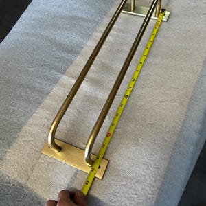 Small Rectangular Hand Towel Rack Wall Mounted Hand Towel Rack, Modern Bathroom Decor, USA Made - Etsy